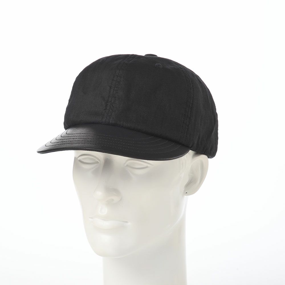 モーノ ベースボールキャップ Linen & Leather cap（リネン＆レザー