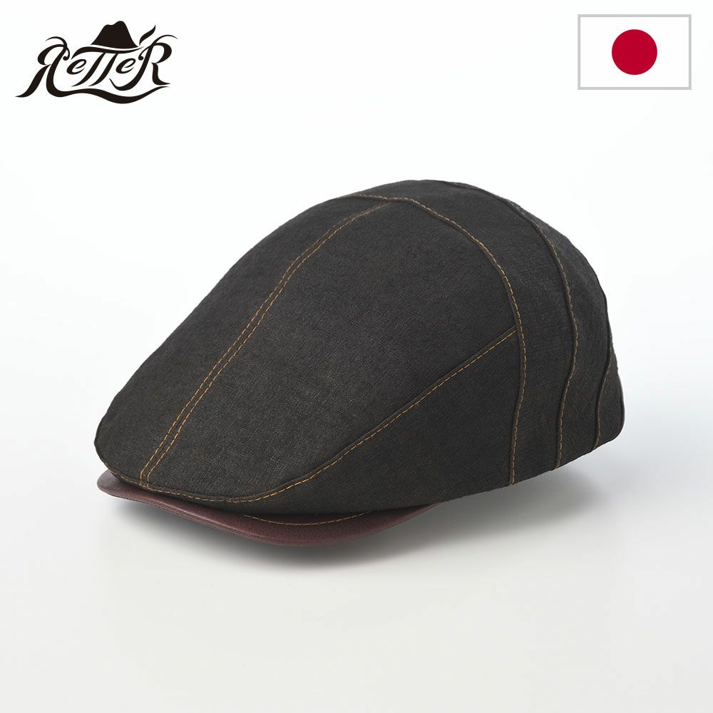 ショット キャップ PARAFIN LEATHER 8P CAP（パラフィン レザー 8P