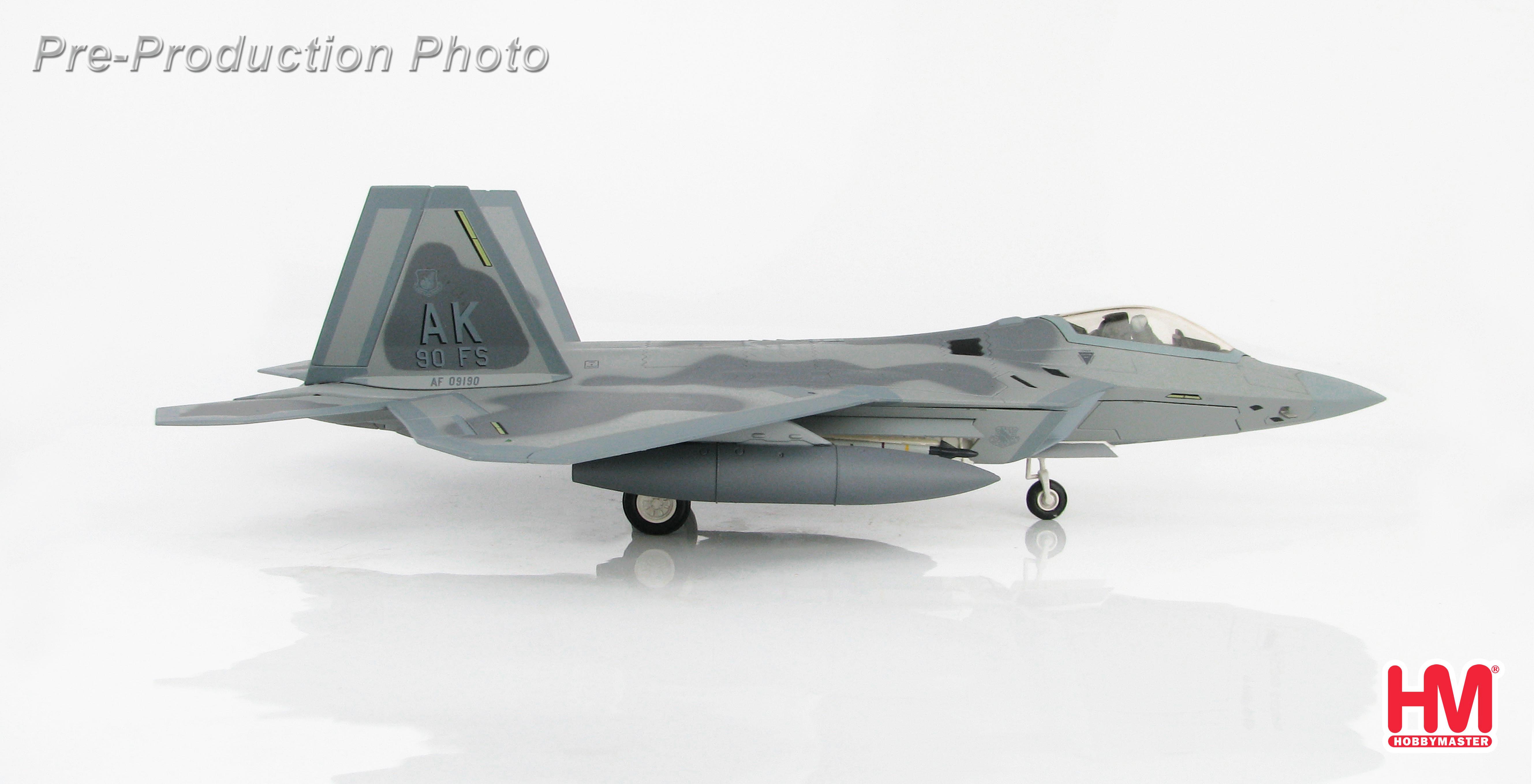 Hobby Master F-22Aラプター アメリカ空軍 第3戦闘航空団 第90戦闘飛行
