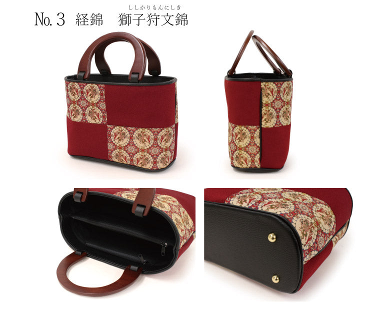 着物バッグ 龍村美術織物 日本製 手提げ 和装 着物 和服 和装小物 女性