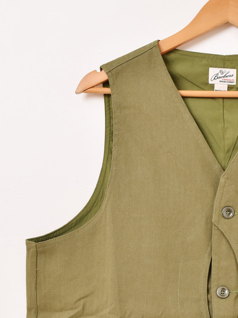 3色展開】Backers ハーフムーンポケット ベスト – 古着屋Top of the