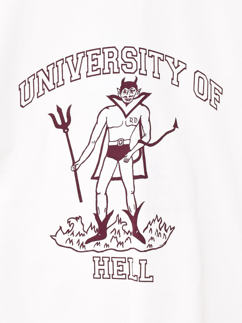 2色展開】 リンガーTシャツ Devil「UNIVERSITY OF HILL」 – 古着屋Top