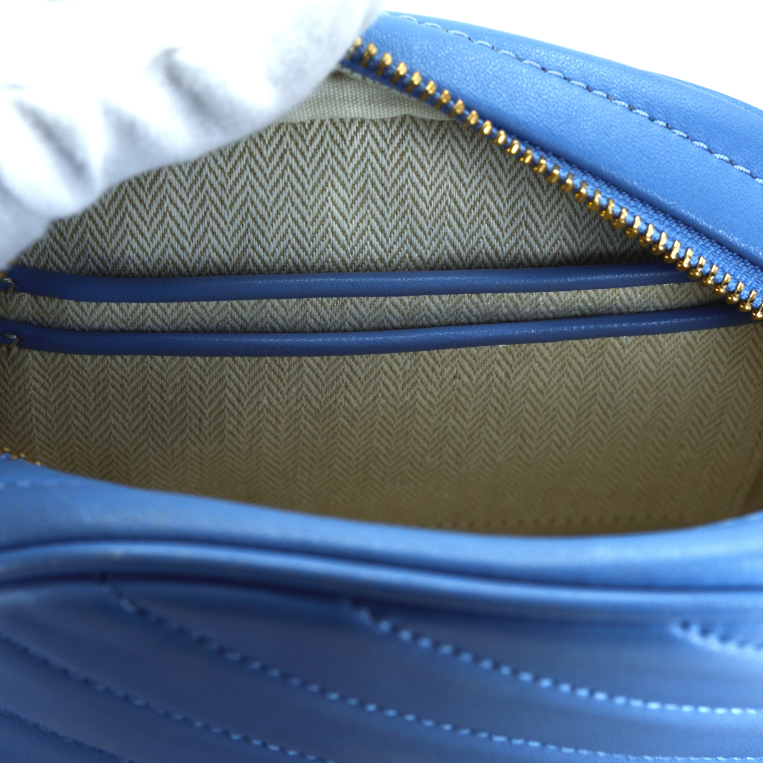 TORY BURCH トリーバーチ キラ シェブロン カメラバッグ | 中古通販