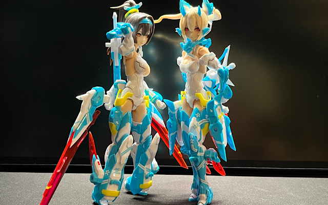 製作記録】メガミデバイス 朱羅蒼衣 忍者・弓兵を作ってみて - とり