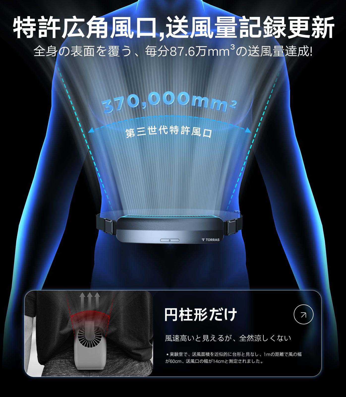 腰掛け扇風機 Coolify Zone | ファン ベルトで快適な涼しさを実現