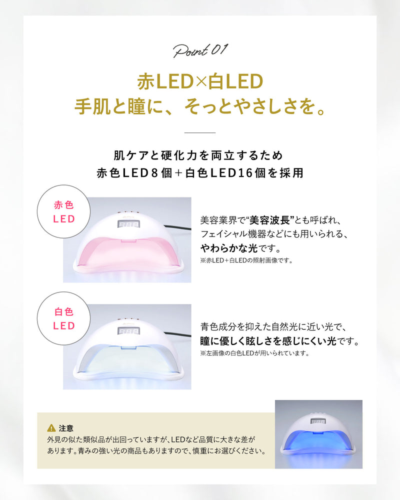 La Curie】 2025年最新リニューアル！ネイルインフルエンサー監修 LED