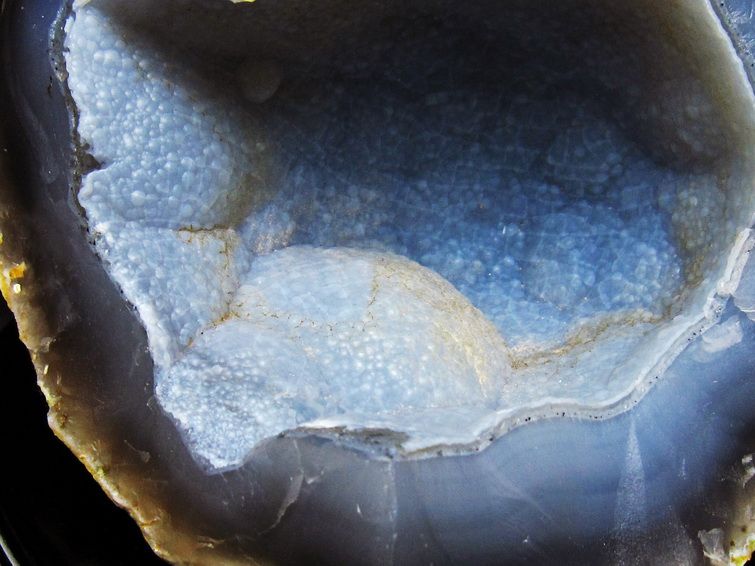 1.3Kg アゲート ジオード 原石 置物 台座付属 瑪瑙 メノウ 晶洞 一点物