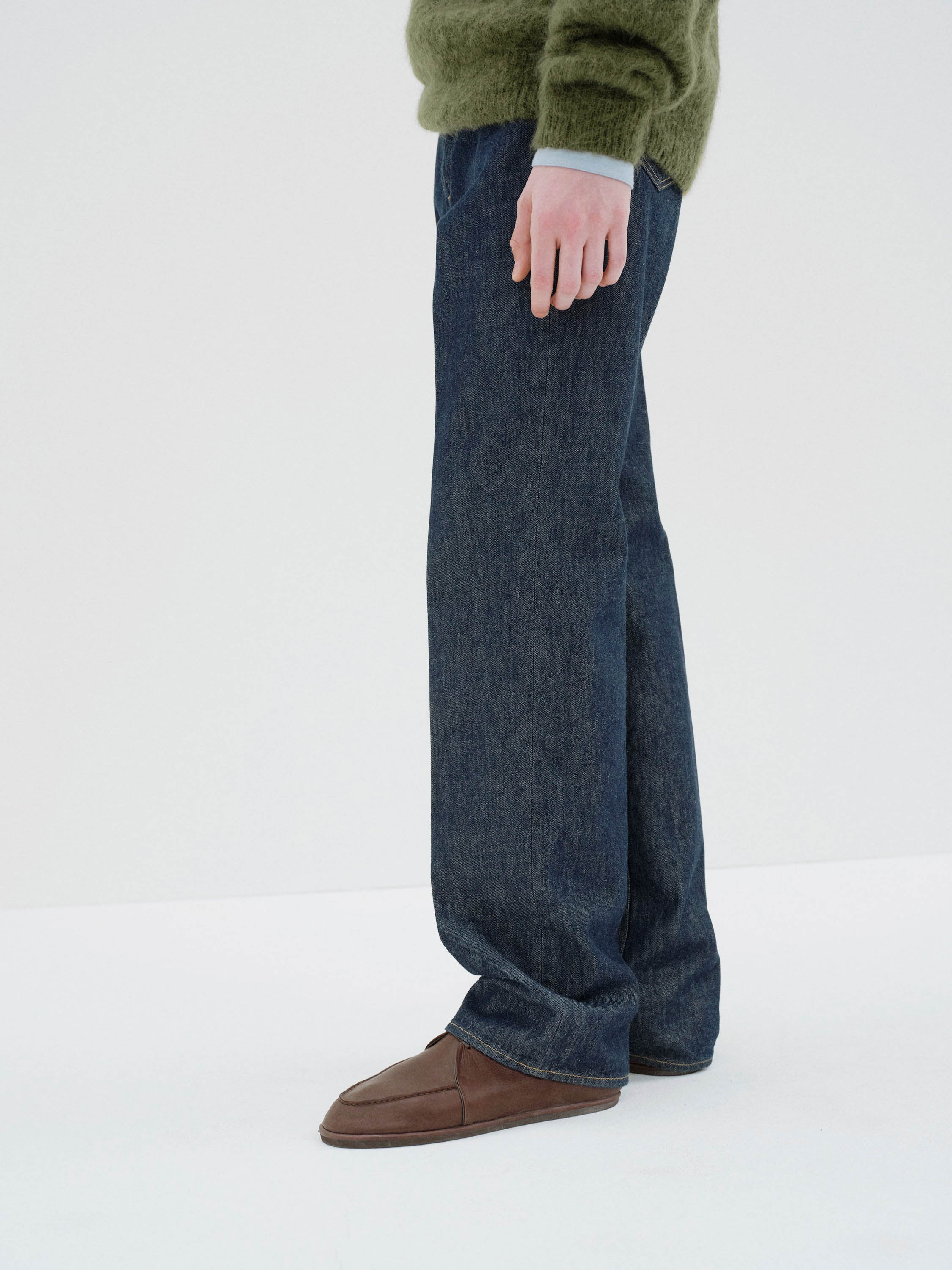 Auralee Hard Twist Denim 5p Pants - Indigo – Totem Brand Co.