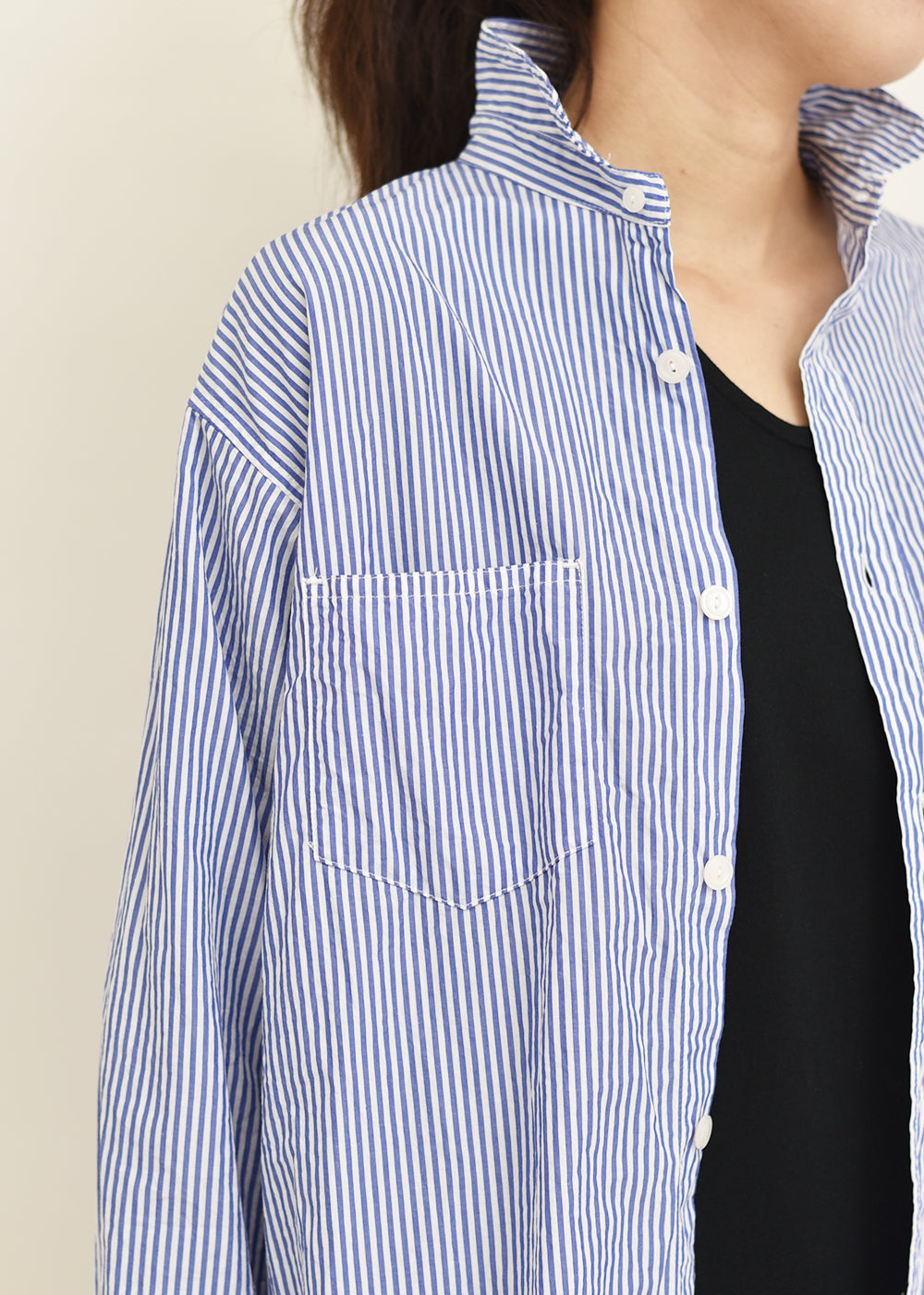 超長綿リラックスシャツ│to touch