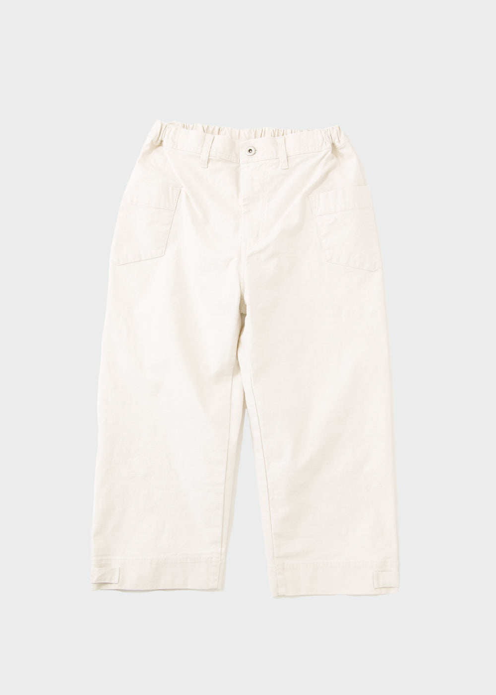 ムラ サテンストレッチ 8分パンツ│to touch