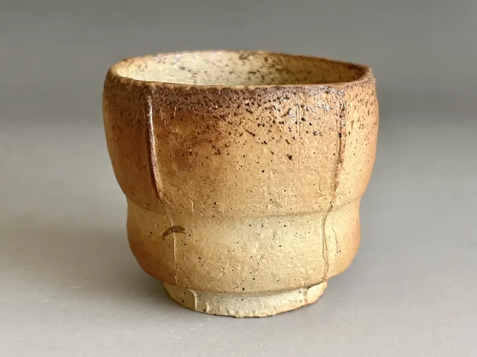 ☆ 林正太郎 志野 ぐい呑 酒盃 酒器 ② | 陶酔庵 -tousuian-