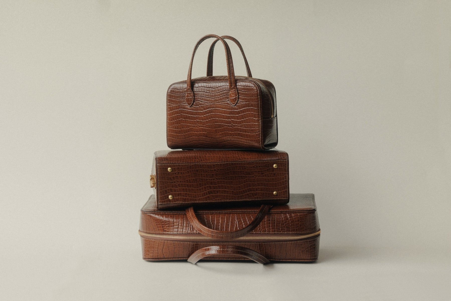 SAC LOQUET SMALL CROCO BROWN – TOUT Y EST JP