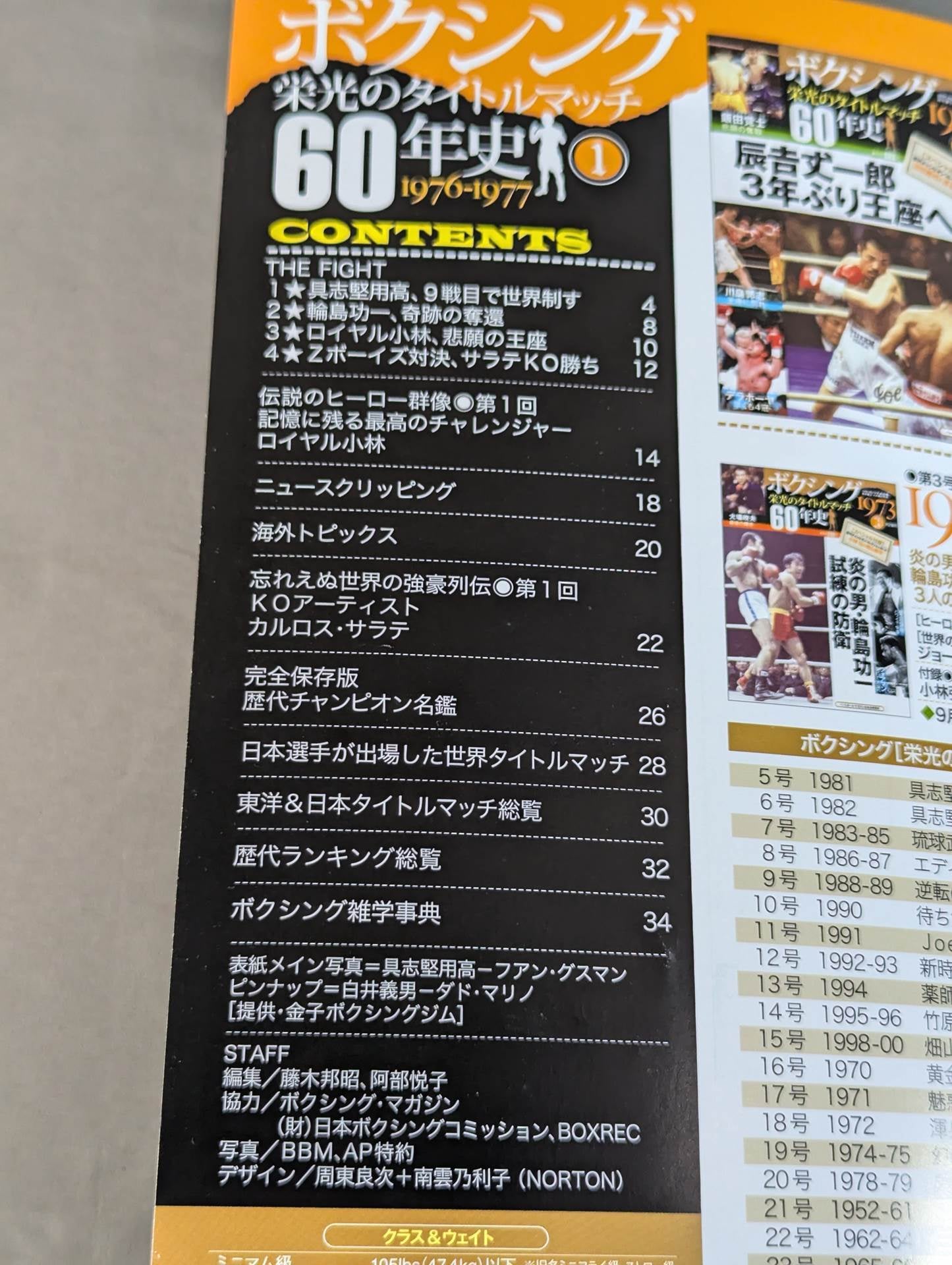 ボクシング栄光のタイトルマッチ60年史 (1) – 闘道館