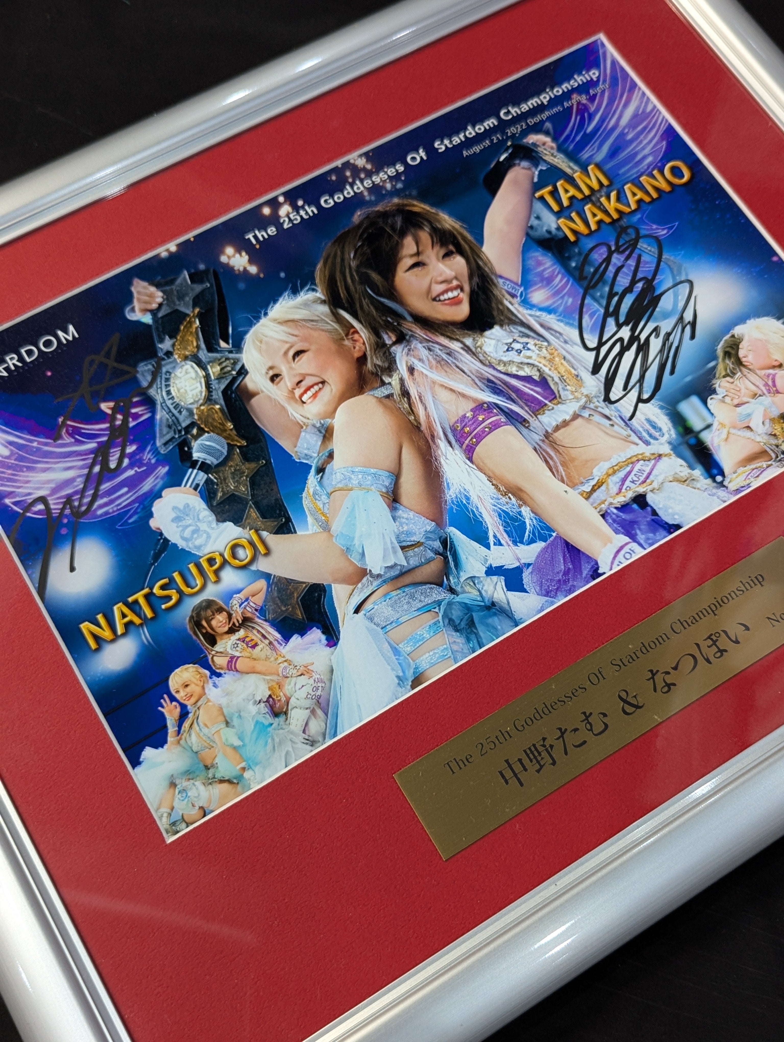 中野たむ＆なつぽい 直筆Wサイン入り 記念フォトフレーム Goddesses Of