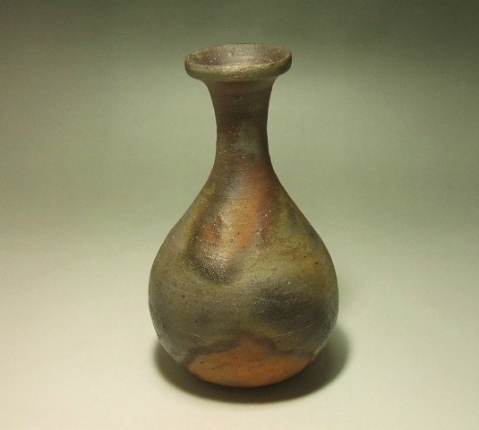 金重陶陽 作 備前鶴首徳利 – THA BIZEN BOUZ