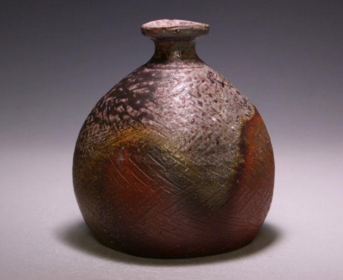 金重陶陽 備前扁壷徳利 各共箱