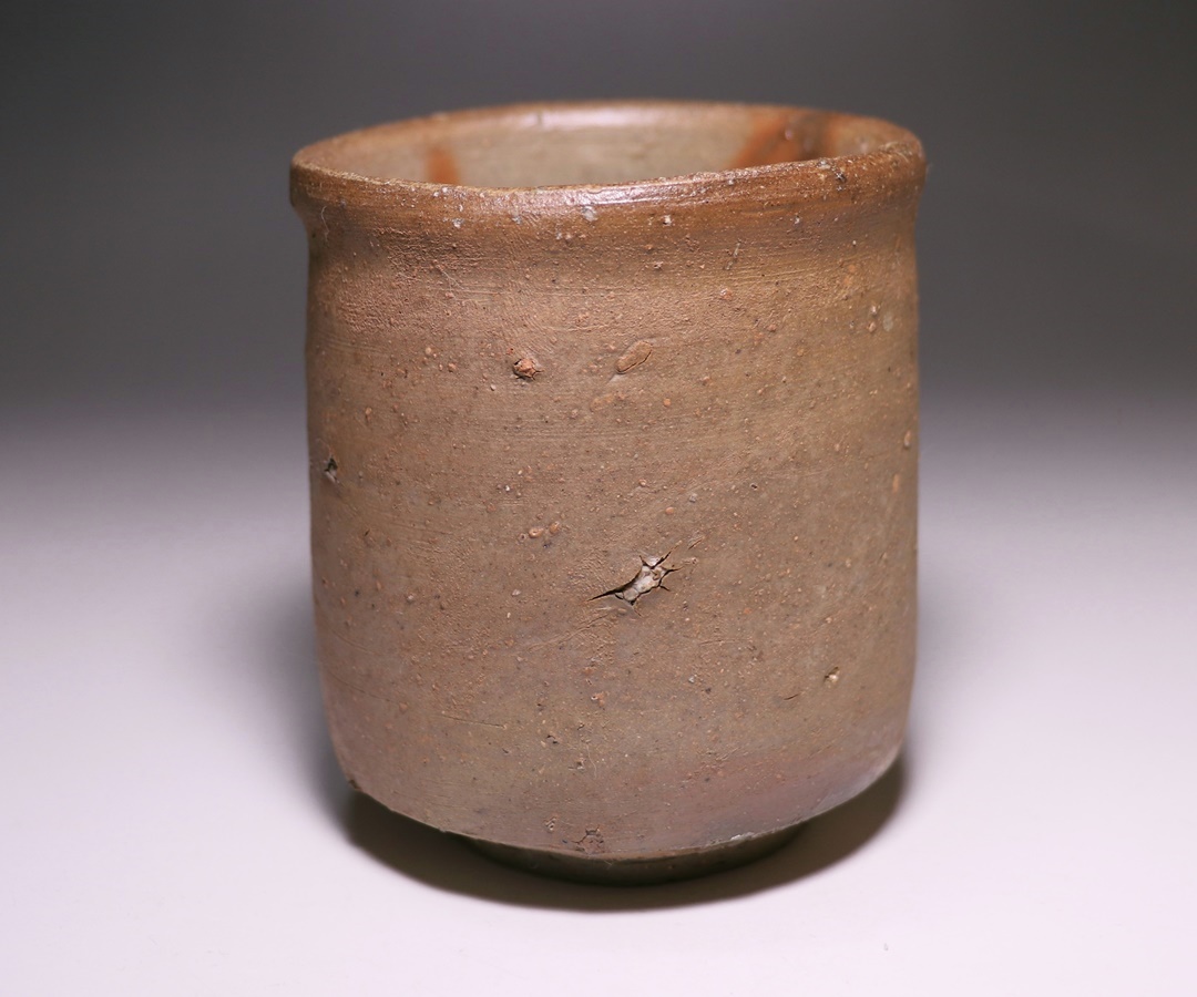 川端文男 作 「備前自然練込茶碗」 ～備前焼専門卸小売店 川口陶楽苑～