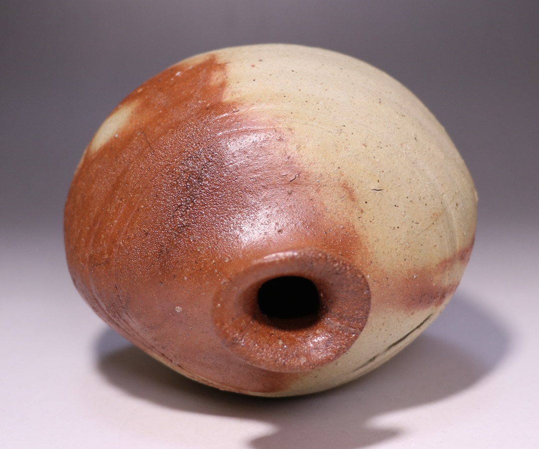 金重有邦 作 「備前ヒダスキ徳利」 ～備前焼専門卸小売店 川口陶楽苑～