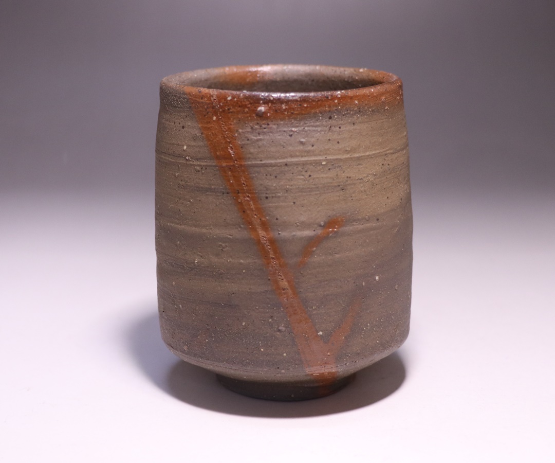 高力芳照 作 「備前火襷湯呑」 ～備前焼専門卸小売店 川口陶楽苑～