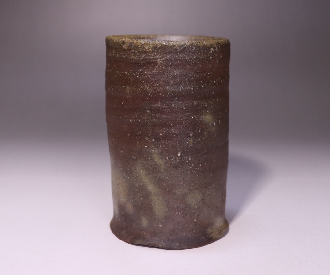 中村六郎 作 「備前麦酒呑」 ～備前焼専門卸小売店 川口陶楽苑～