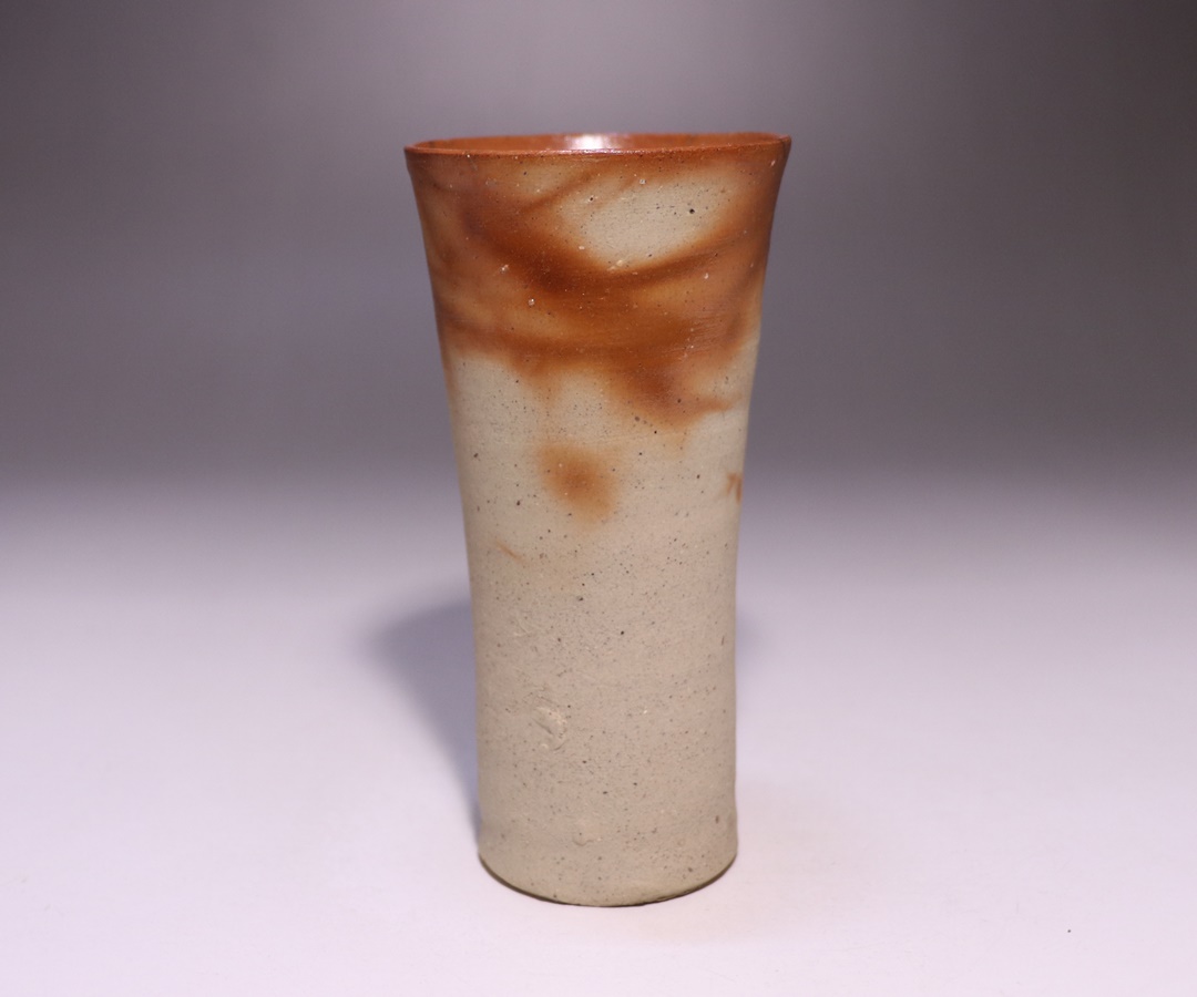 陶工房 斿 作 「伊部火襷ビアマグ」 ～備前焼専門卸小売店 川口陶楽苑～