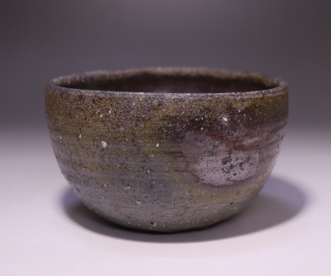 山本 出 作 「備前ブルゴーニュ土緋襷酒呑」 ～備前焼専門卸小売店