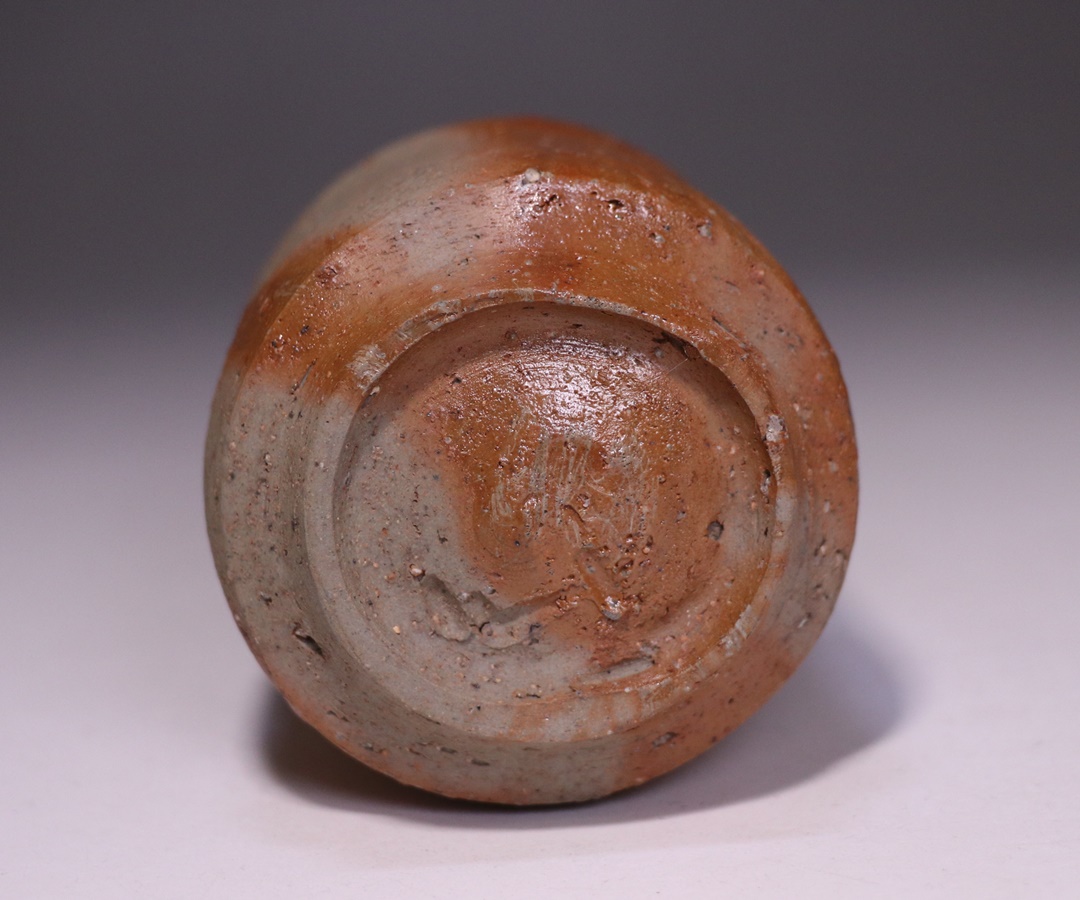 金重 愫 作 「緋襷ぐい呑」 ～備前焼専門卸小売店 川口陶楽苑～