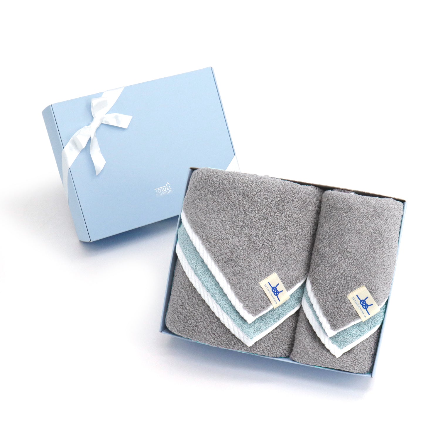 瀬戸内逸品』曙 akebono フェイスタオル&バスタオル セット – タオル