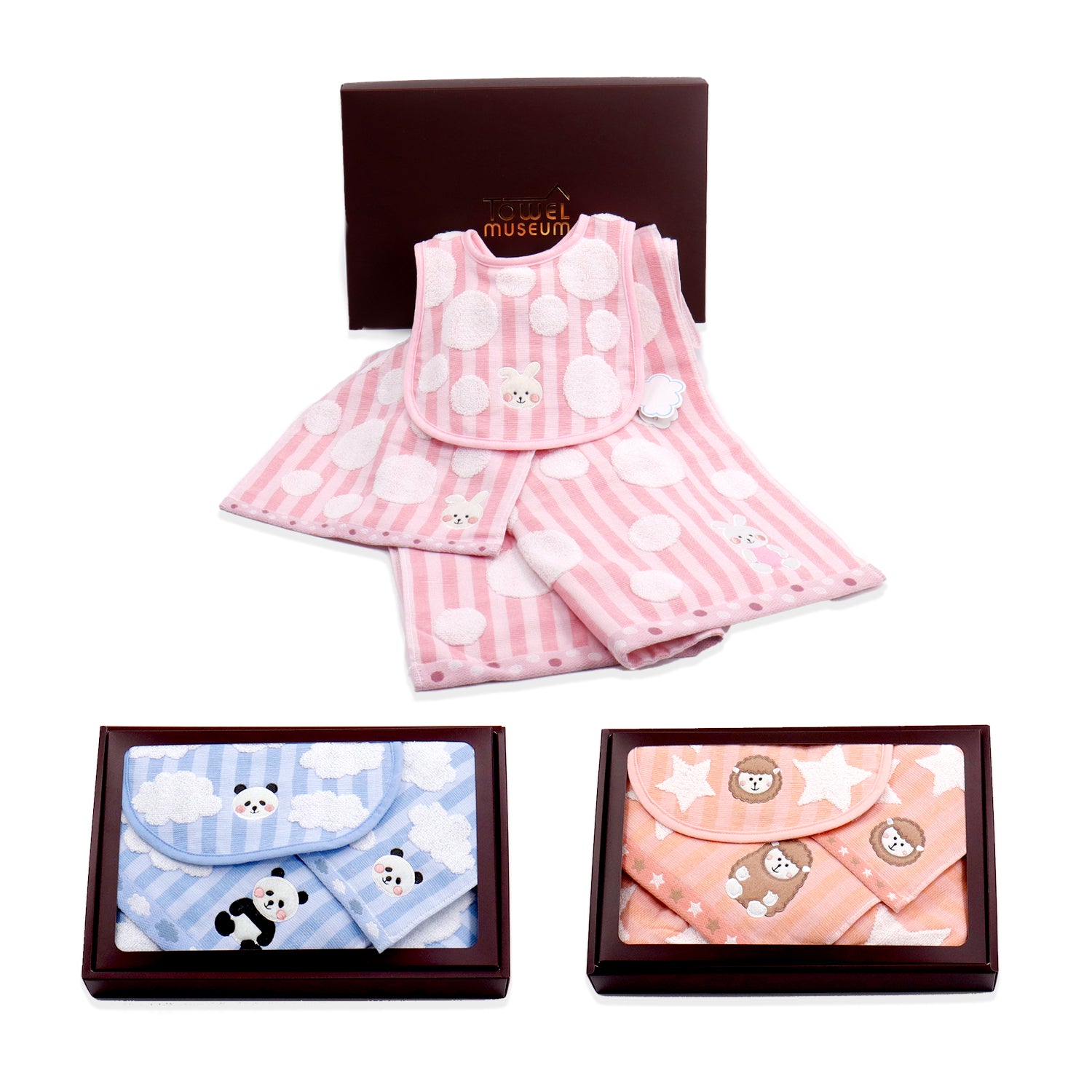 TMOC』もこもこフレンズ バスタオル・タオルハンカチ・スタイ セット