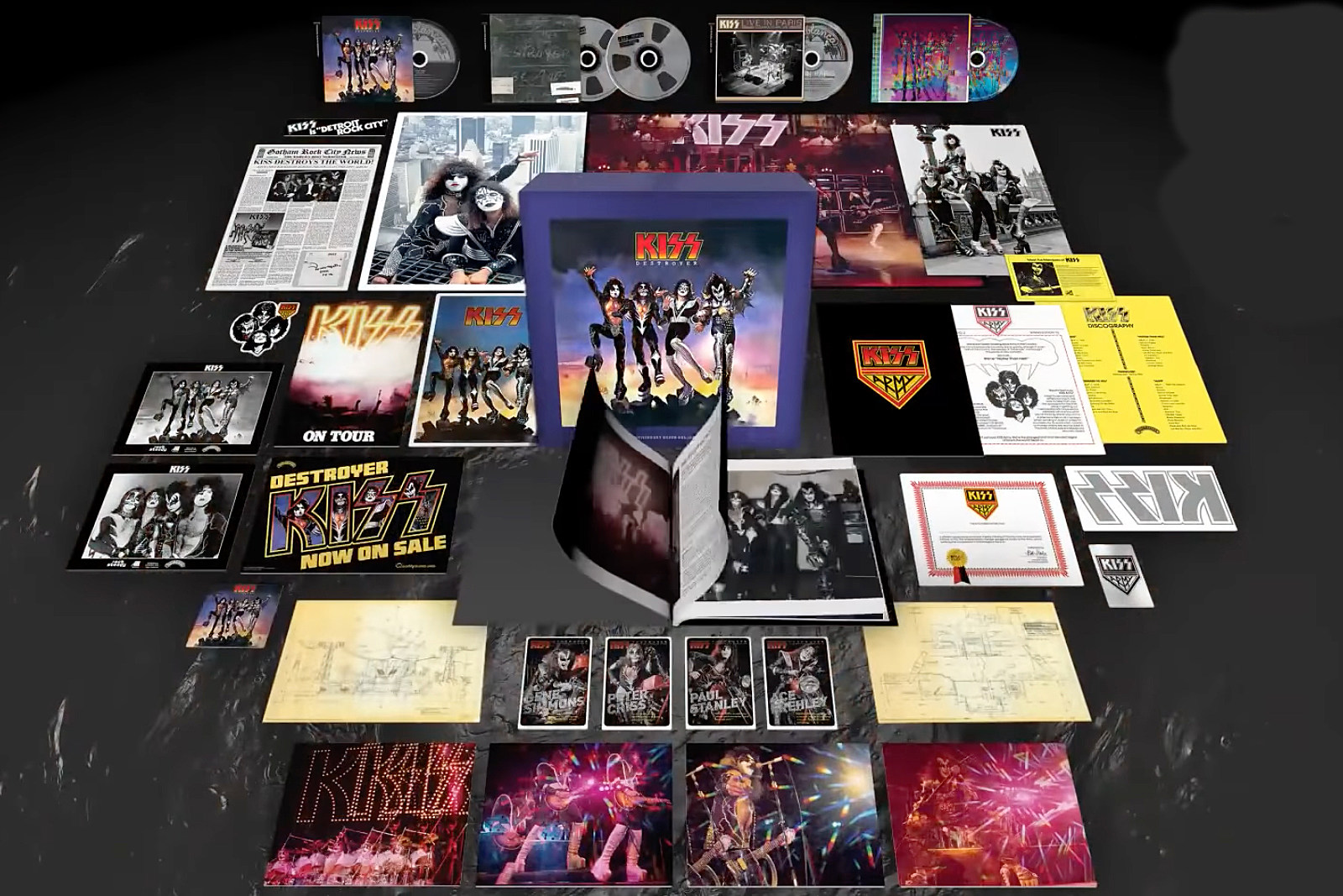 Kiss 'Destroyer' Box to Include Unreleased 1976 Paris Live Album