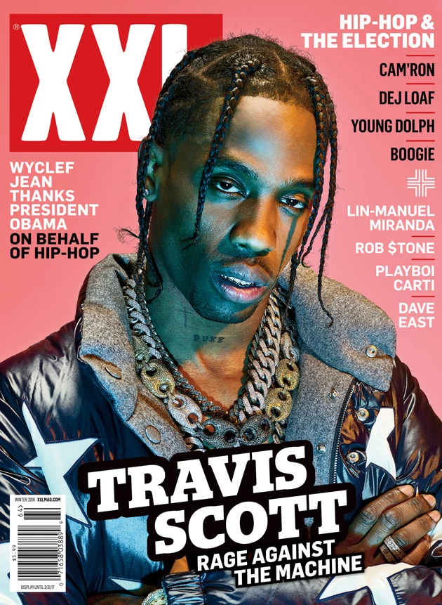 Travis Scott Covers XXL Magazine's Winter 2016 Issue
