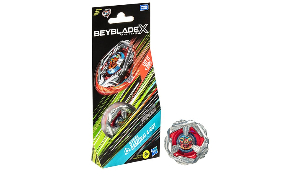 BEYBLADE X STEEL SAMURAI 4-80T BOOSTER PACK SET - The Toy Book