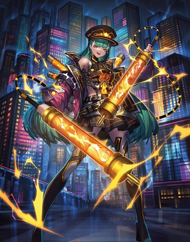 デュエマ】デュエル・マスターズTCG 神アート『蛍光少女（ネオンライト