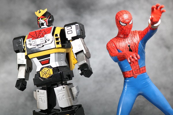 超合金魂 GX-33 レオパルドン&スパイダーマン レビュー【アクション編