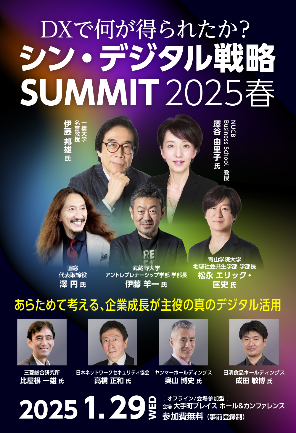DXで何が得られたか？シン・デジタル戦略SUMMIT 2025春～あらめて