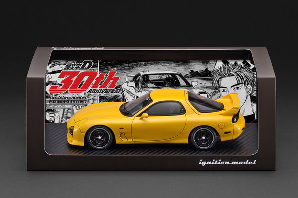 IGNITION MODEL] 1:18 INITIAL D Mazda RX-7 Mazda Speed A-Spec (FD3S) Y
