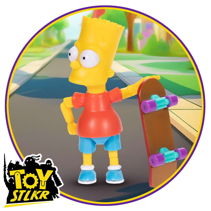 The Simpsons Wave 1 Bart Simpson 5in Figure — TOY STLKR