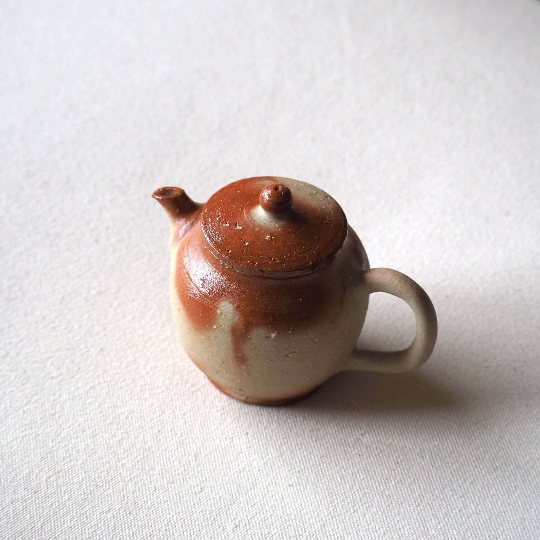 備前焼 火襷急須ギフトパッケージ [東山堂煎茶器店 オンラインショップ