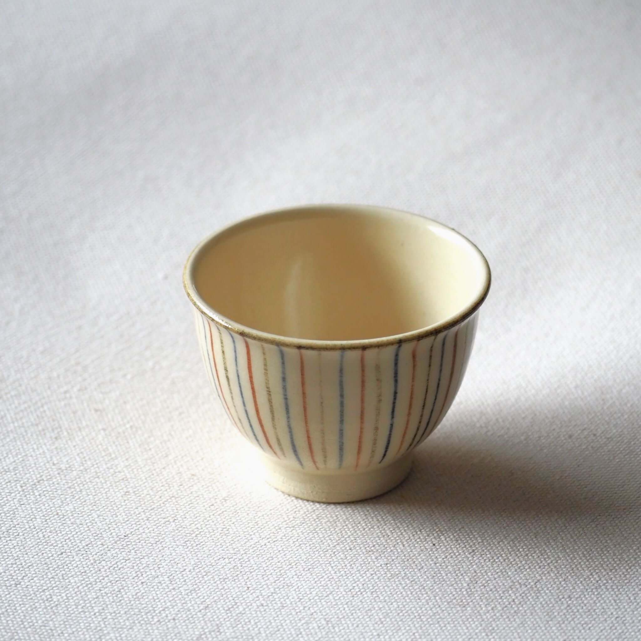 京焼 石雲窯作 麦藁手煎茶碗 [東山堂煎茶器店 オンラインショップ