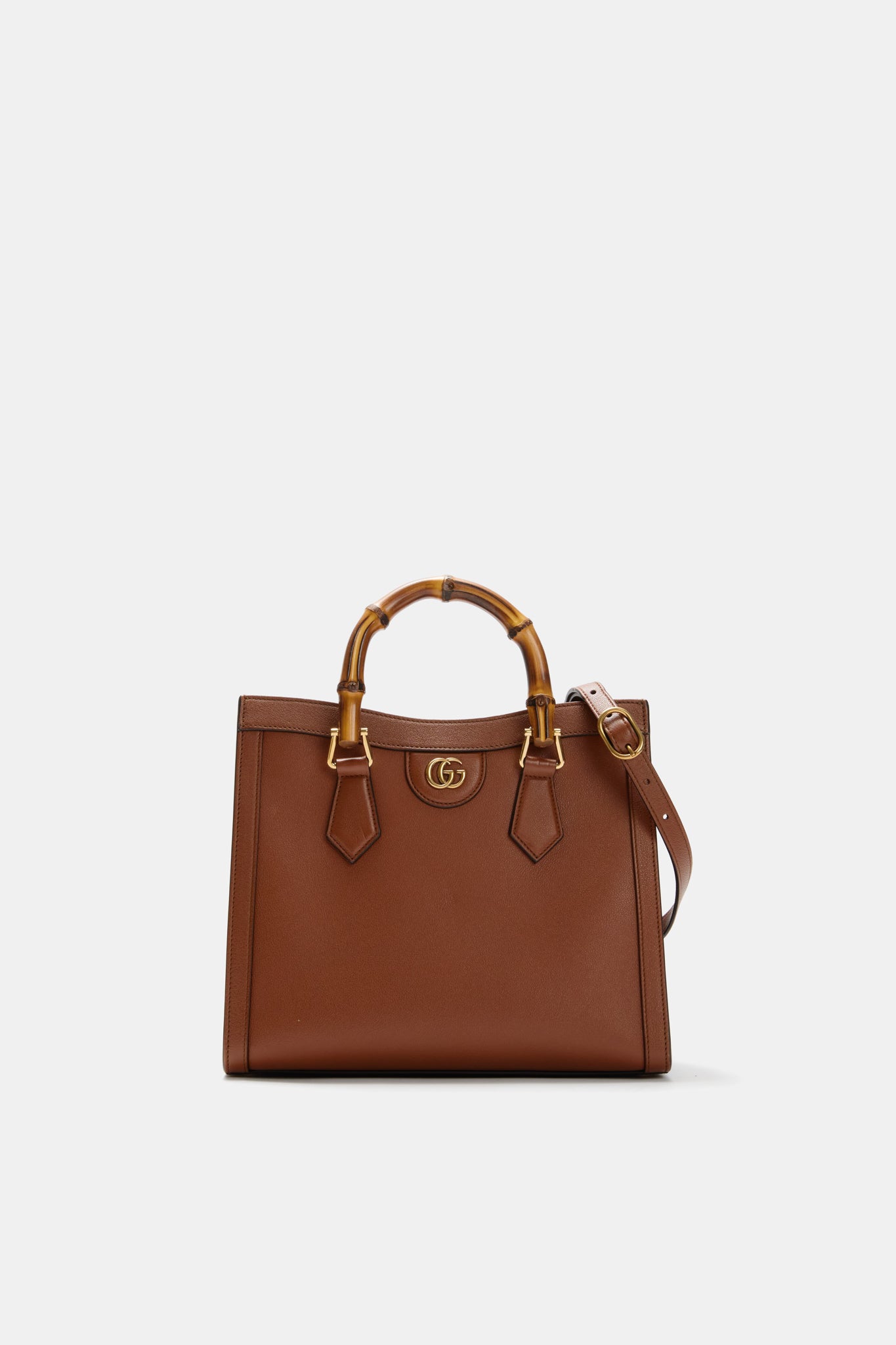 GUCCI Brown Bamboo Diana 2 Way Handbag | Tuckernuck Archive Collection