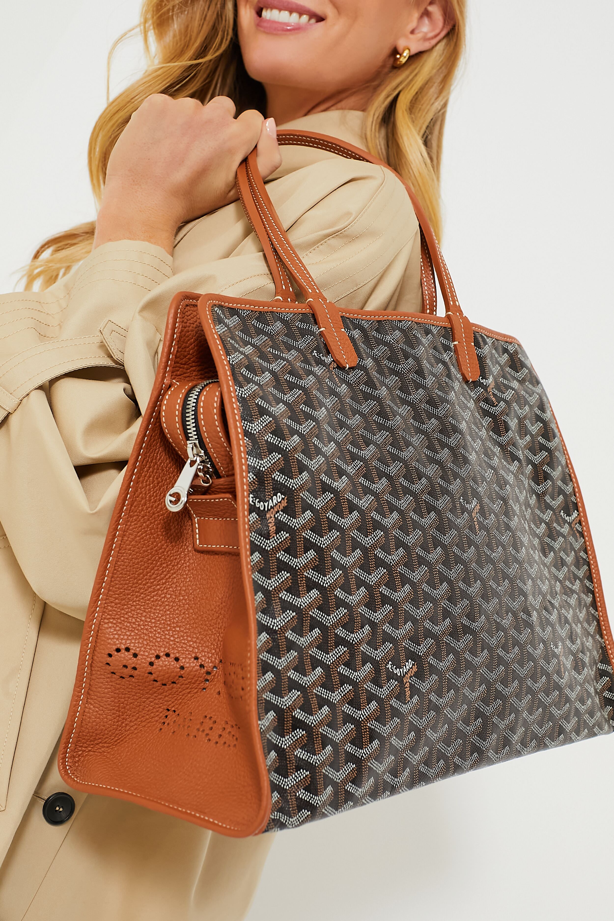 Goyard Brown Hardy PM Tote | Tuckernuck Archive Collection