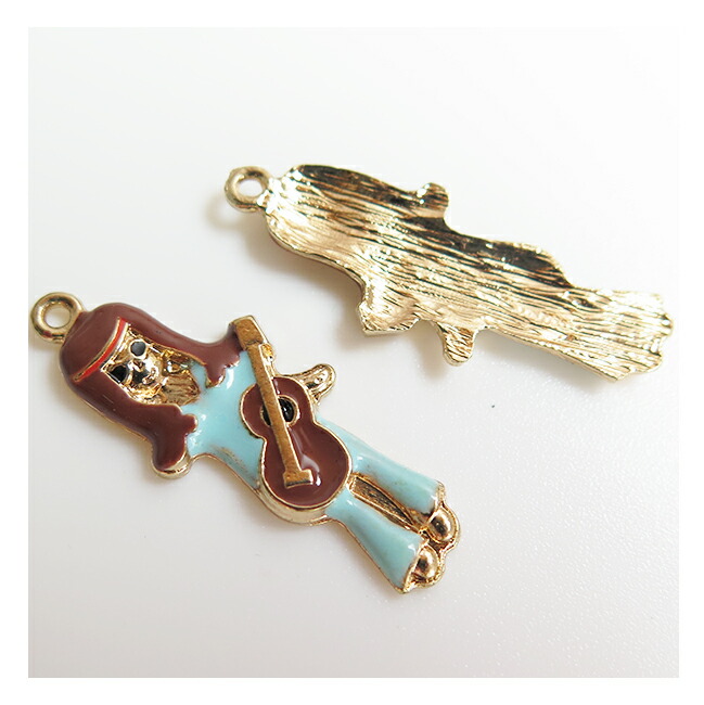 楽天市場】【10%OFFクーポン配付中】ギターミュージシャンチャーム1個