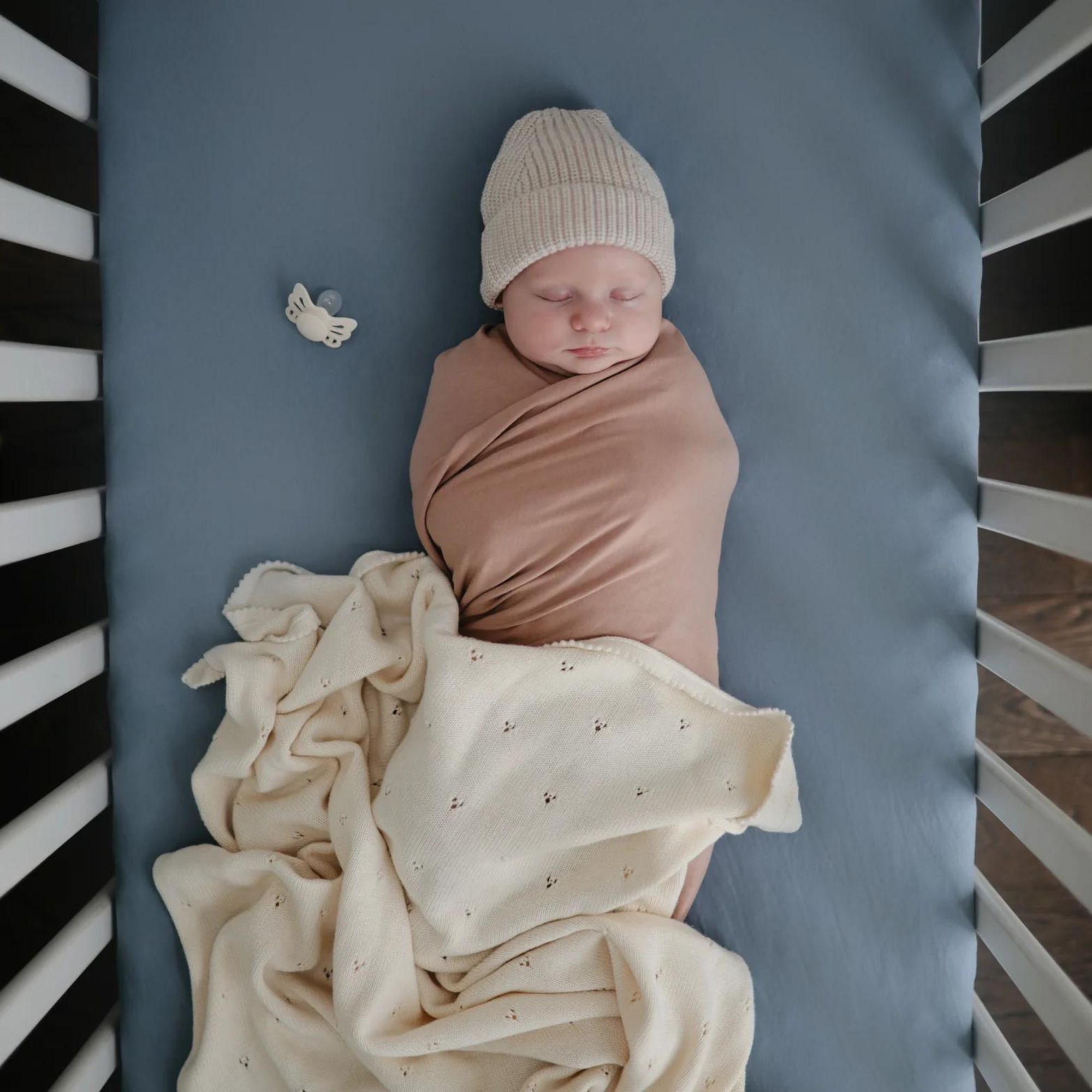 楽天市場】【mushie】ムシエ ニットブランケット ホワイト organic