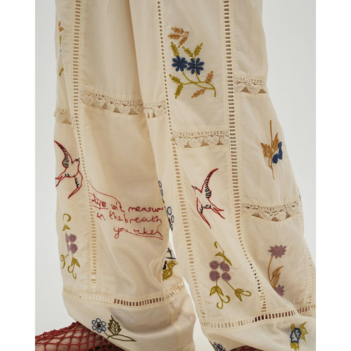 楽天市場】TODAYFUL トゥデイフル Embroidery Patchwork Trousers 刺繍