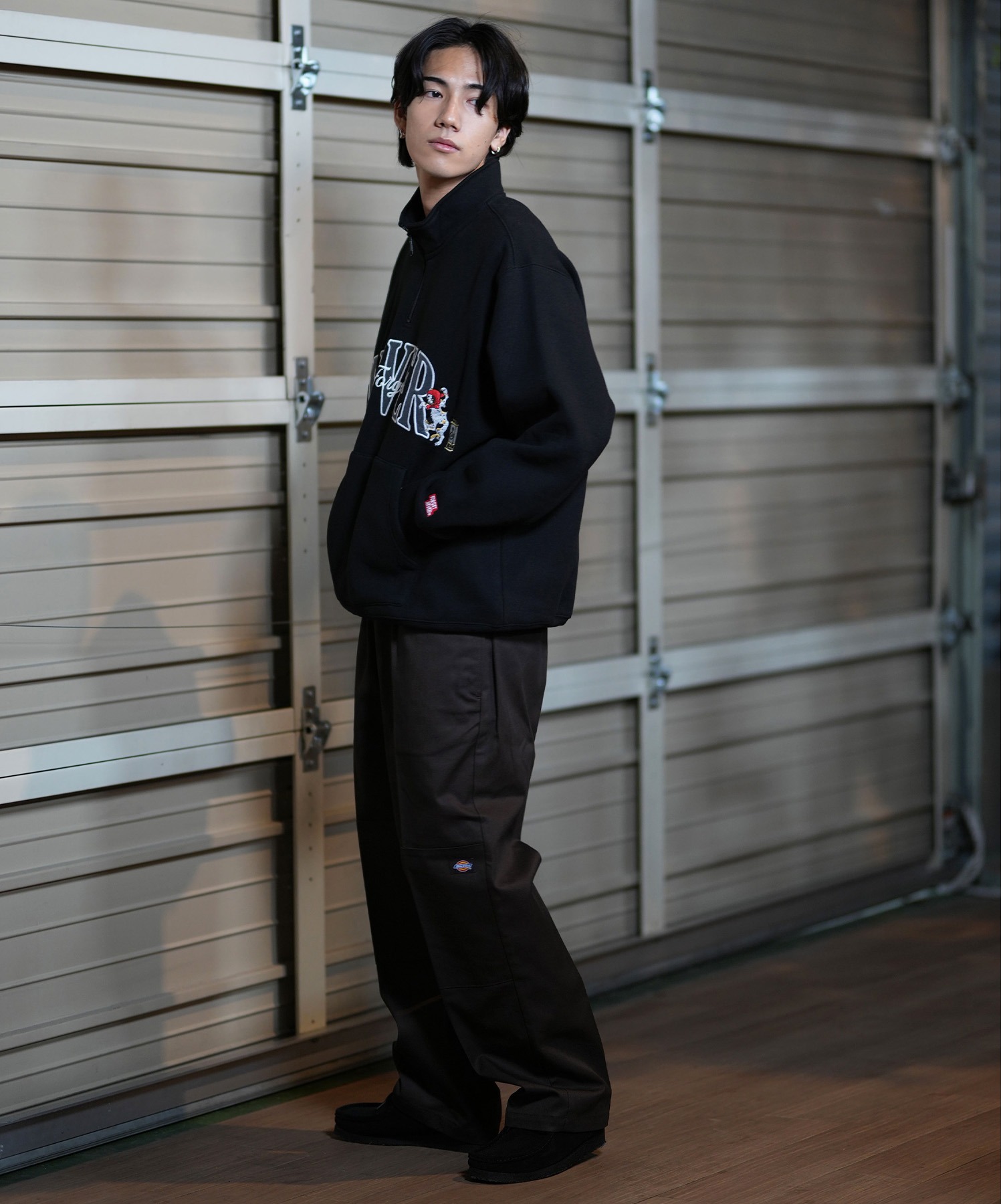 楽天市場】FORGET NEVER フォーゲットネバー ハーフジップトレーナー