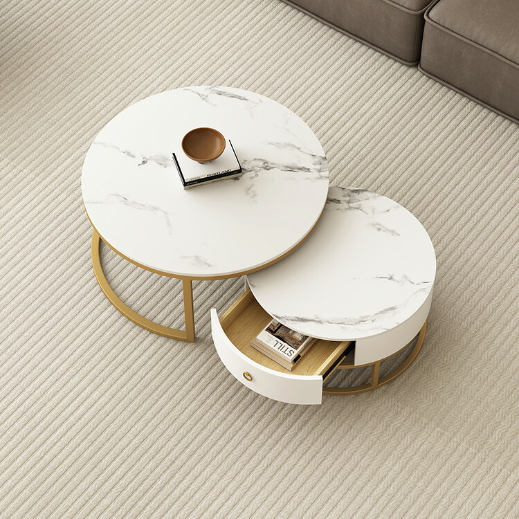 楽天市場】【3年保証・楽天2位】ネストテーブル 丸 2個セット