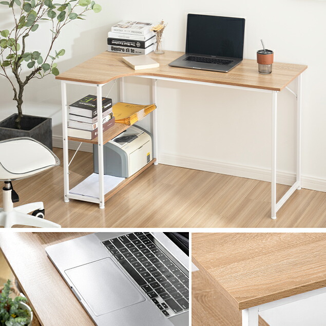 楽天市場】【本日限定☆全品P5倍!】パソコンデスク l字 デスク L字