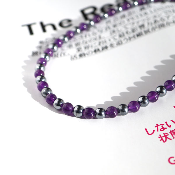 楽天市場】テラヘルツ アメジスト ネックレス 紫 パープル メンズ