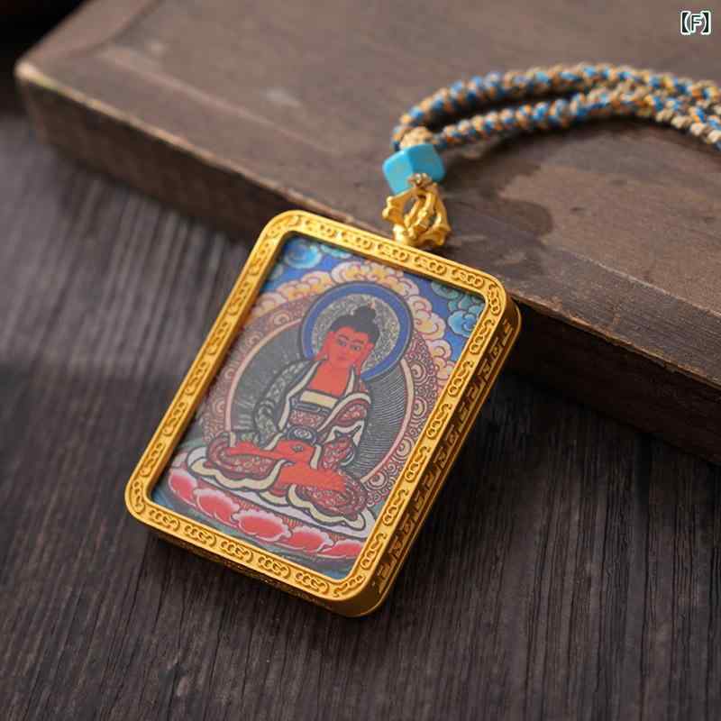 ヴィンテージ チベット風マルチストランドネックレス（25年以上前