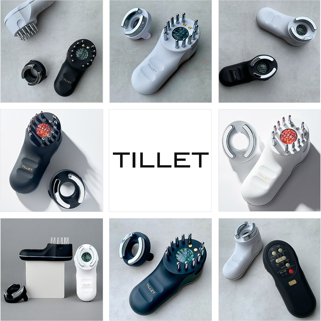 ティレット 美顔器 TILLET w-GEAR ホワイト 中古品 ティレット 美顔器